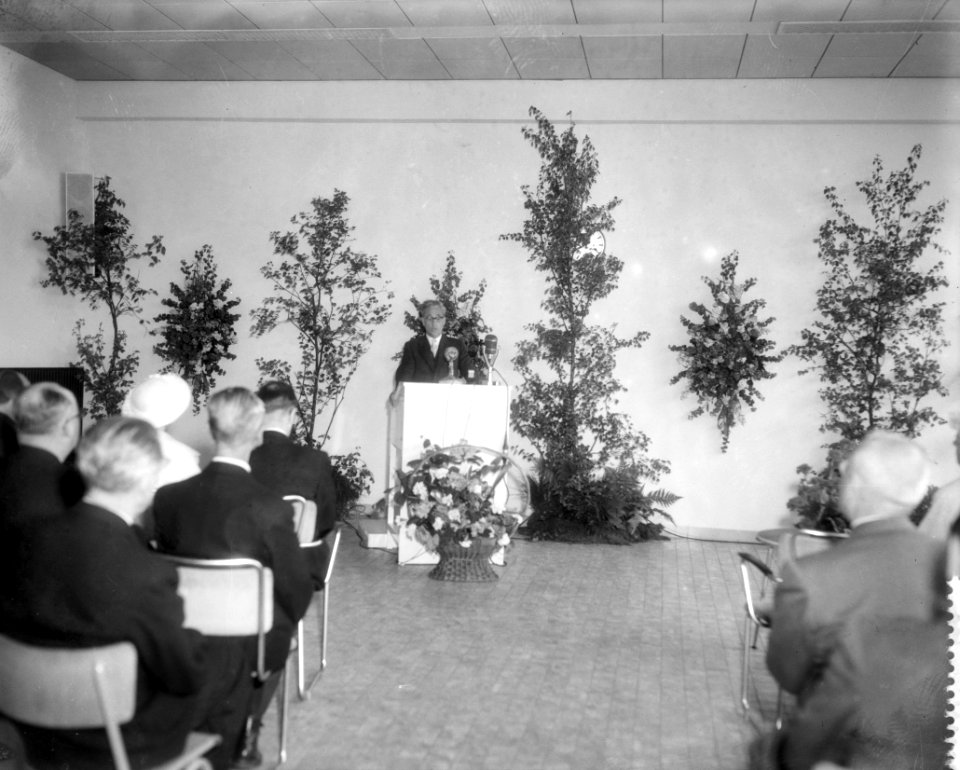 Opening van de Sodafabrieken in Delfzijl door koningin Juliana, Bestanddeelnr 909-6106
