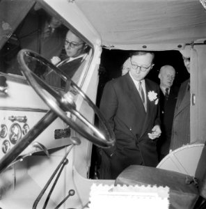 Opening van de RAI-autotentoonstelling door de minister van Economische Zaken, p, Bestanddeelnr 906-3154