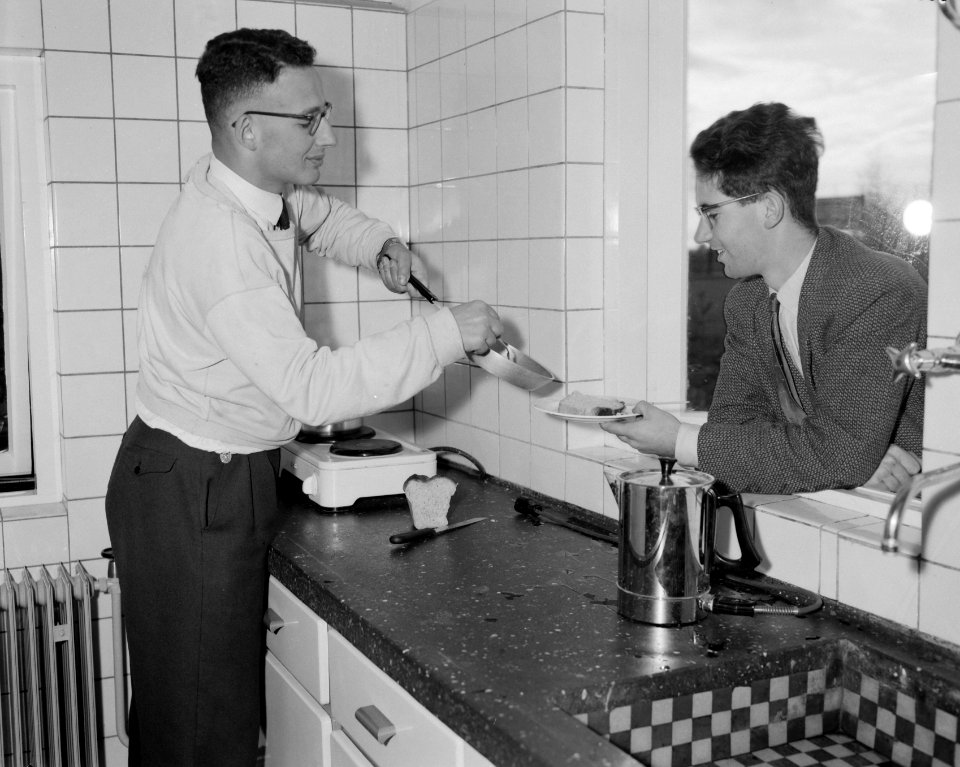 Opening studentenpaviljoens in Leiden, Bestanddeelnr 909-0894