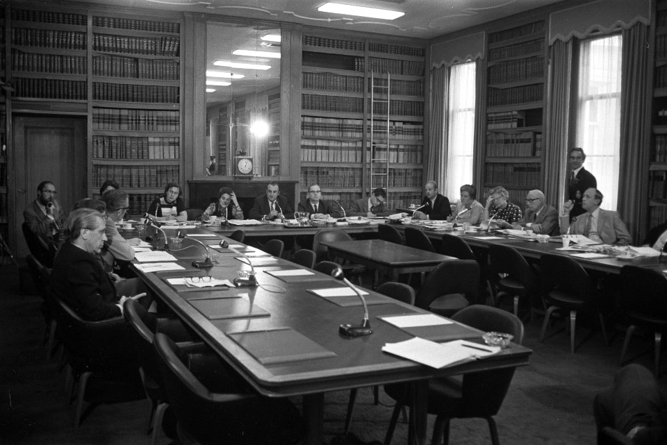 Openbare hearing over abortuswetgeving in gebouw Tweede Kamer , Den Haag, Bestanddeelnr 924-9862