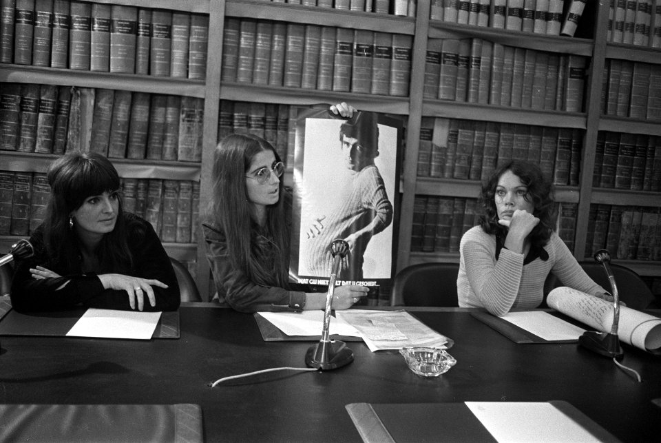 Openbare hearing over abortuswetgeving in gebouw Tweede Kamer , Den Haag , twee , Bestanddeelnr 924-9849