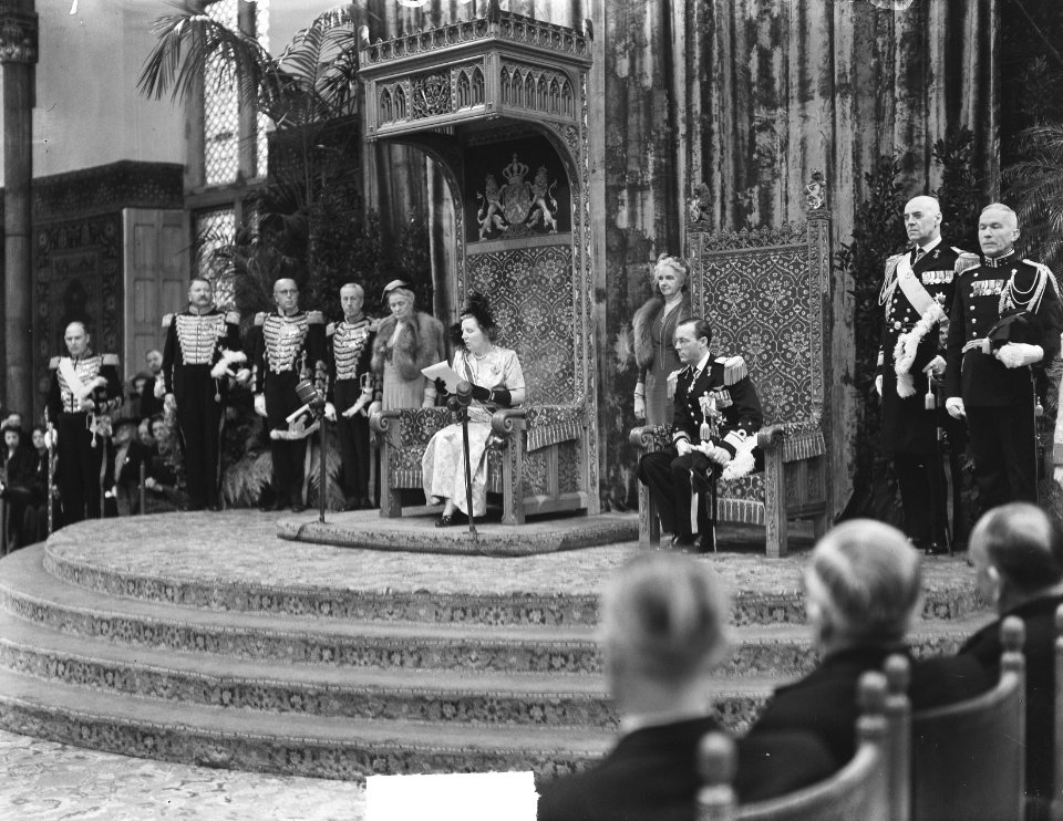 Opening Staten Generaal troonrede koningin Juliana, Bestanddeelnr 904-1946