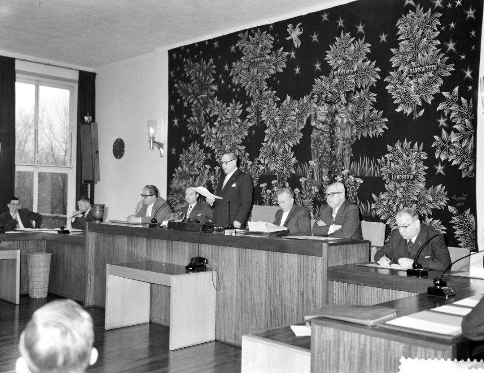 Openbare vergadering voor Detailhandel in alcoholhoudende dranken in het SER geb, Bestanddeelnr 910-9144