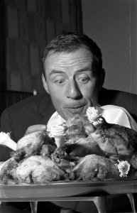 Opening restaurant in het hotel Pont d'Avignon te Amsterdam, Johnny Kraaijkamp t, Bestanddeelnr 910-8137