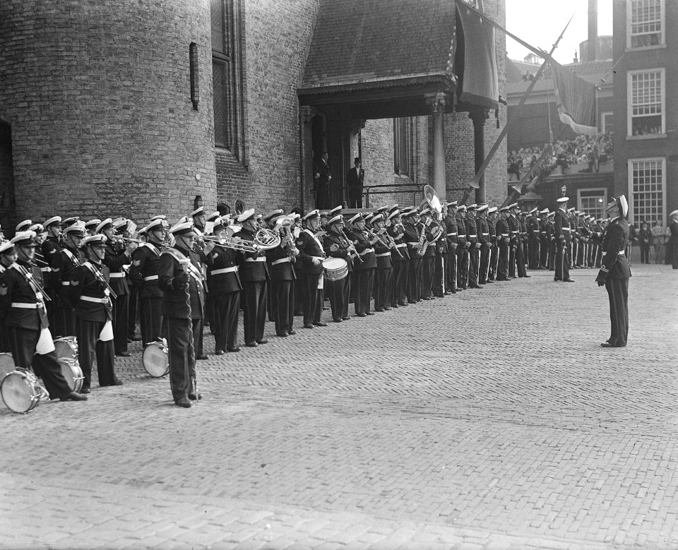 Opening Staten Generaal Marine Binnenhof, Bestanddeelnr 903-6184
