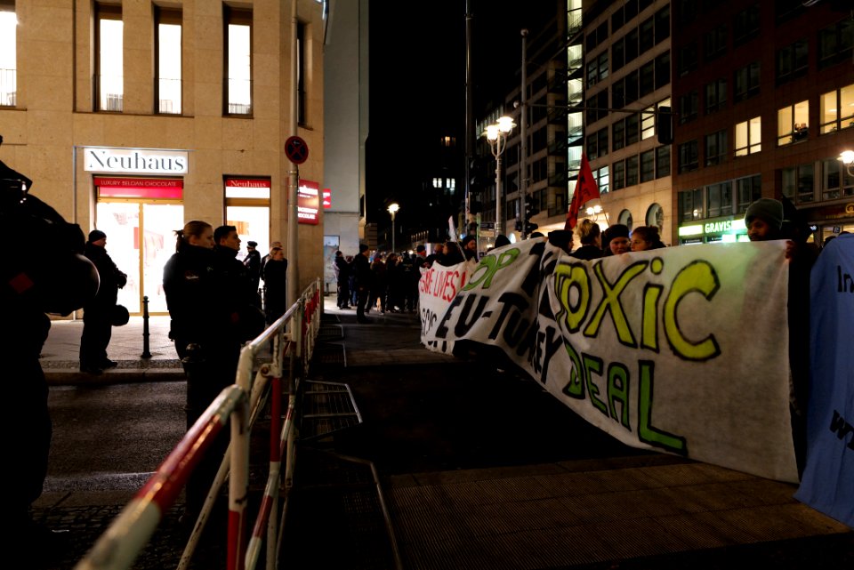 Open the borders demonstration Berlin 2020-03-03 81