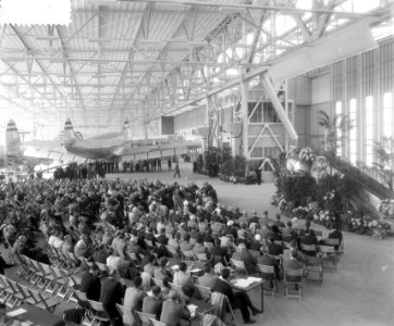 Opening van Hangaar 9 Charles Kingsford-Smith op Schiphol. Overzicht, Bestanddeelnr 905-1389