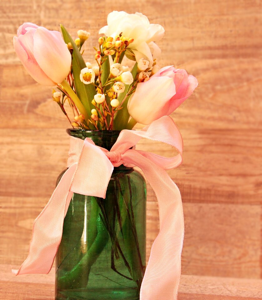 Flowers flower vase spring flowers photo