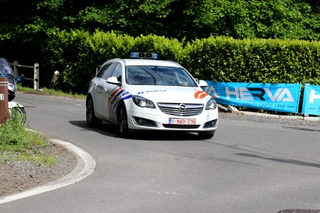 Opel de la police fédérale au Circuit de Wallonie 2019 à Nalinnes Belgique