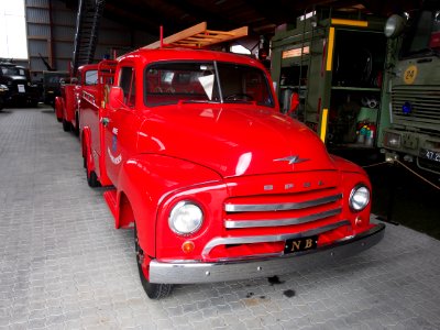 Opel Blitz fire engine Nibe Brandvaesen in Aalborg Forsvars- og Garnisonsmuseum, pic2 photo