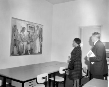 Opening Sociale Werkplaats Blauwbrug aan de Amstel, interieur in een der werkp, Bestanddeelnr 917-7492