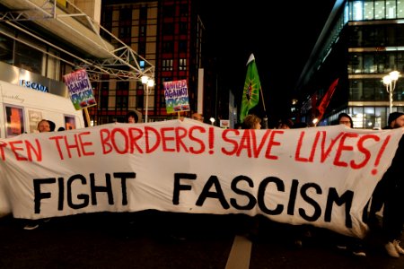 Open the borders demonstration Berlin 2020-03-03 76