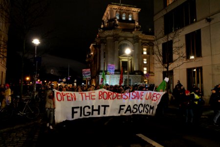 Open the borders demonstration Berlin 2020-03-03 53