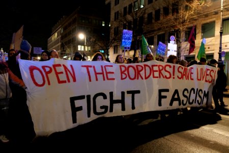 Open the borders demonstration Berlin 2020-03-03 61
