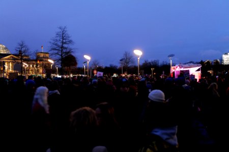 Open the borders demonstration Berlin 2020-03-03 07
