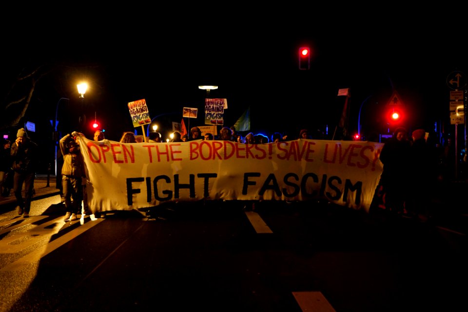 Open the borders demonstration Berlin 2020-03-03 37