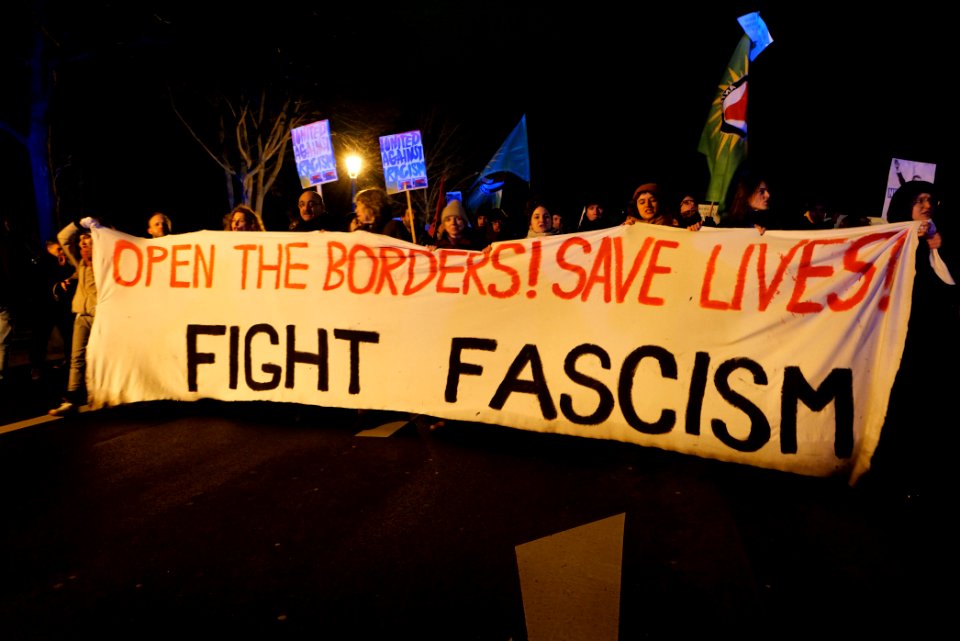 Open the borders demonstration Berlin 2020-03-03 45