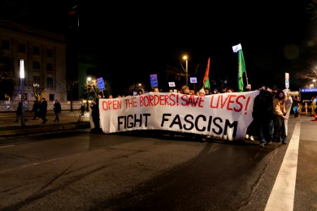 Open the borders demonstration Berlin 2020-03-03 73