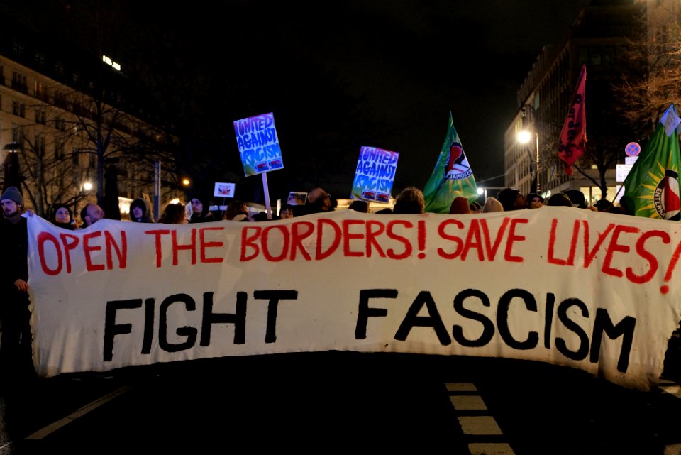 Open the borders demonstration Berlin 2020-03-03 66