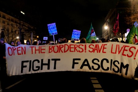 Open the borders demonstration Berlin 2020-03-03 66