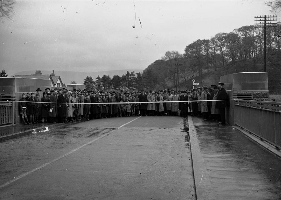 Opening of the Irfon bridge, near Builth Wells (1293523)