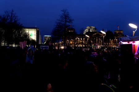 Open the borders demonstration Berlin 2020-03-03 10