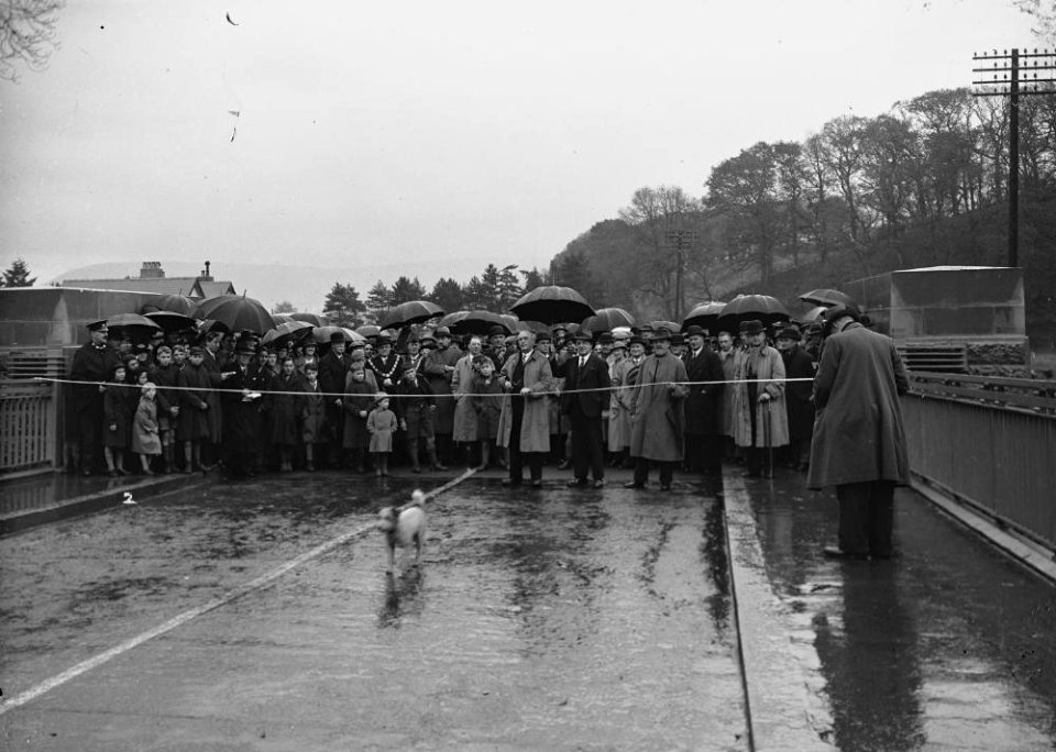 Opening of the Irfon bridge, near Builth Wells (1294103)