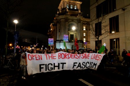 Open the borders demonstration Berlin 2020-03-03 54