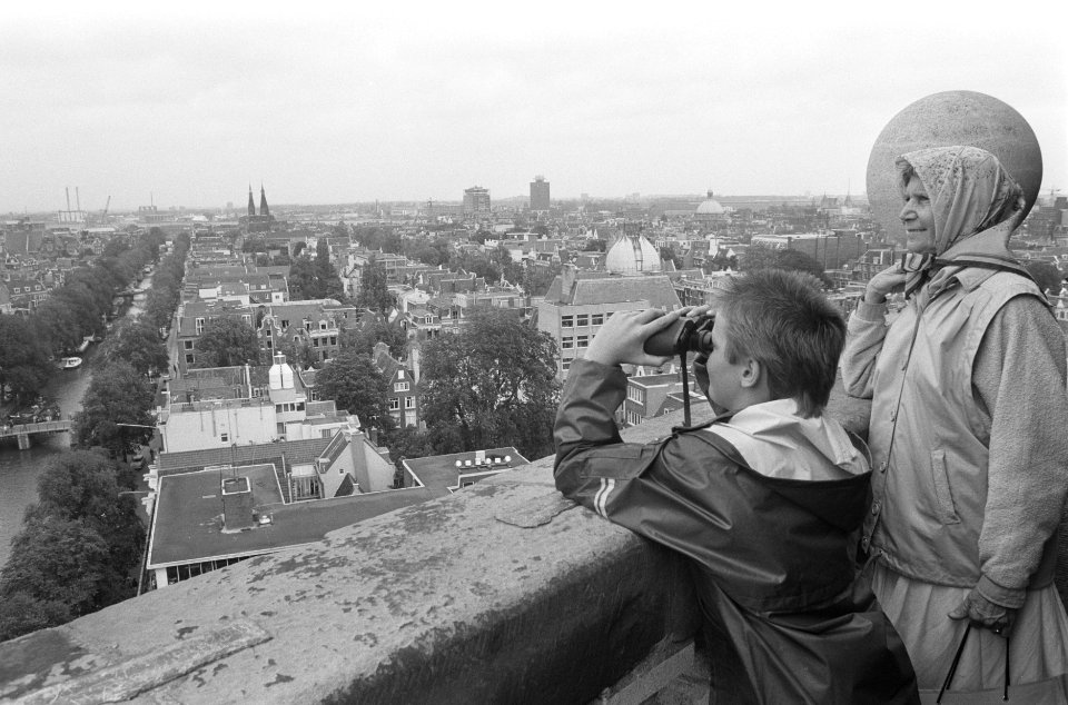 Open Monumentendag kijken vanaf Westertoren, Bestanddeelnr 934-0739