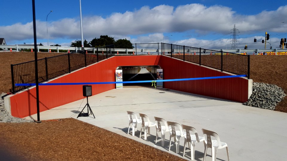 Opening Of Te ATatu Cycle Underpass