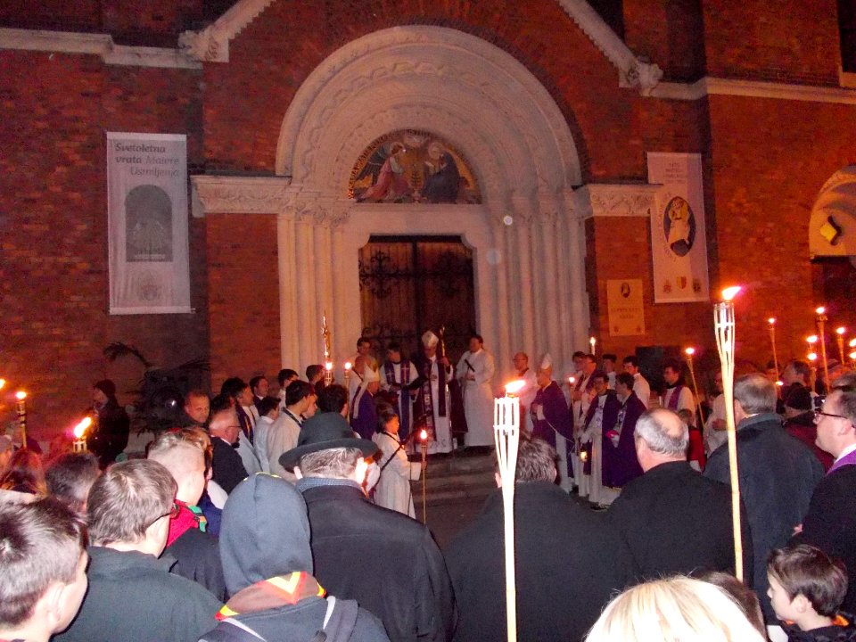 Opening of the Holy Doors of Maribor Cathedral and Basilica, December 13, 2015 11