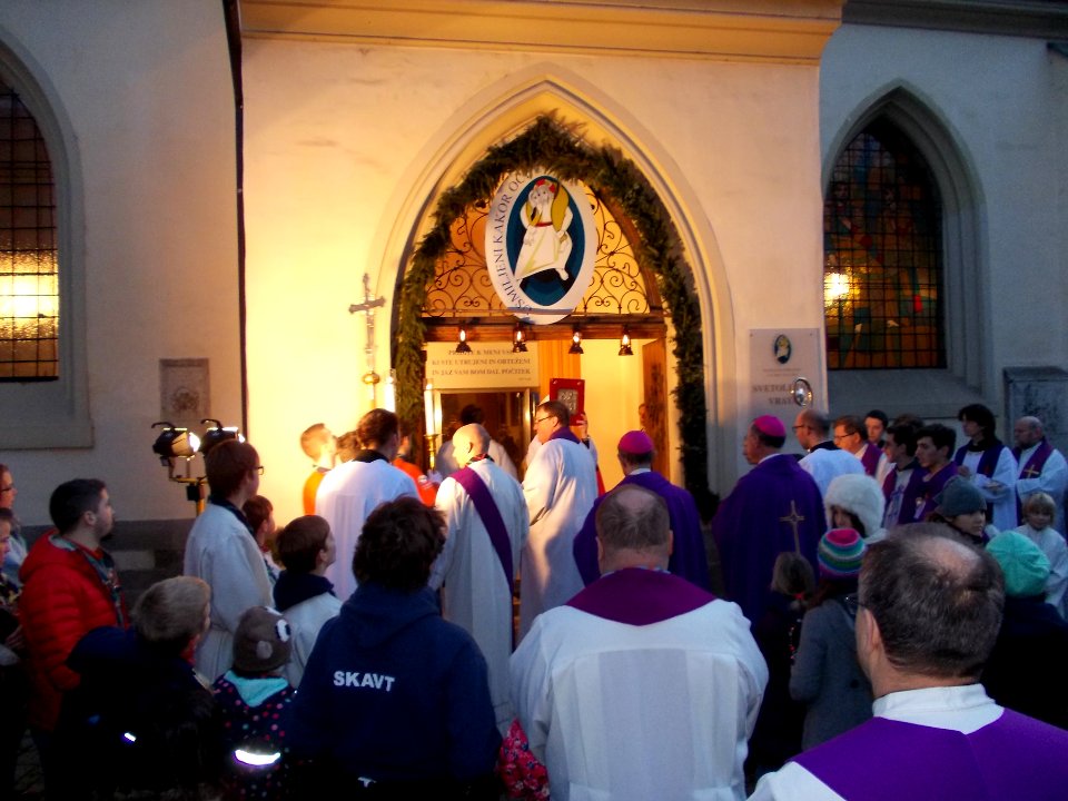 Opening of the Holy Doors of Maribor Cathedral and Basilica, December 13, 2015 08
