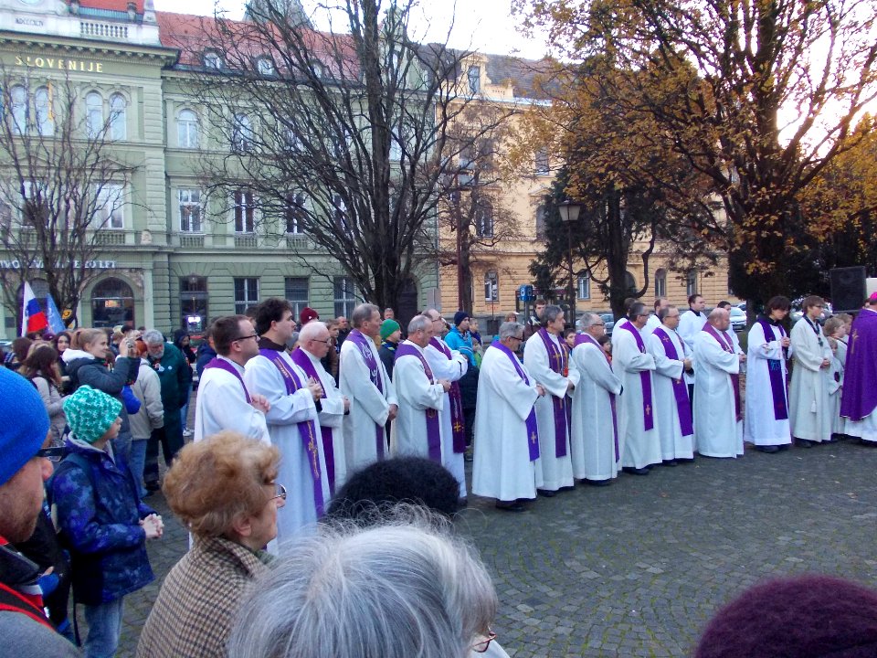 Opening of the Holy Doors of Maribor Cathedral and Basilica, December 13, 2015 03