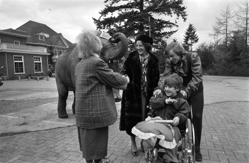 Opening overbruggingspaviljoen De Hoogstraat door Margriet , Akbulut Fuat bewo, Bestanddeelnr 931-1555