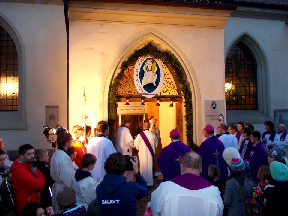 Opening of the Holy Doors of Maribor Cathedral and Basilica, December 13, 2015 07