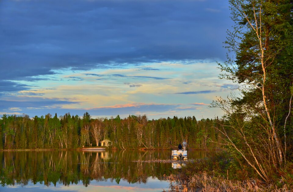 Lake trees holiday photo