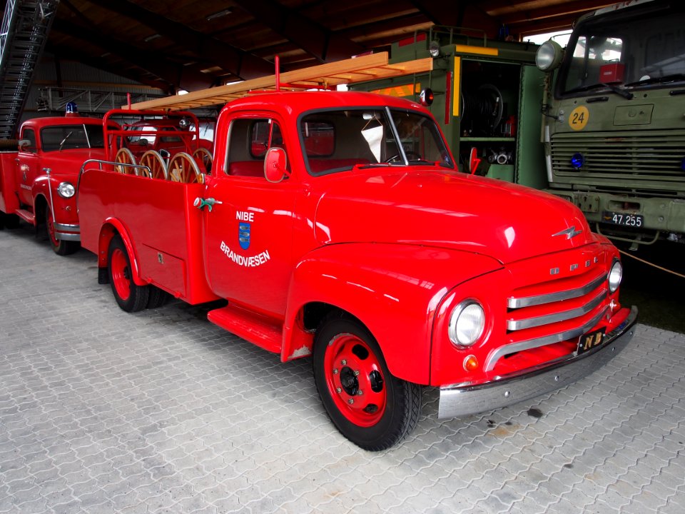 Opel Blitz fire engine Nibe Brandvaesen in Aalborg Forsvars- og Garnisonsmuseum, pic1