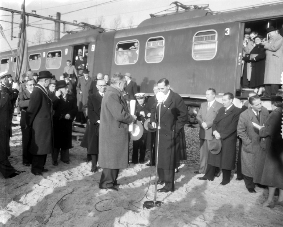 Opening nieuwe spoorbaan Eindhoven, Bestanddeelnr 906-1429