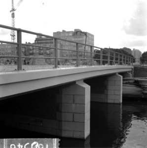 Operatie Weesperstraat werk aan de bruggen, brug over de Nieuwe Prinsengracht, Bestanddeelnr 916-6346