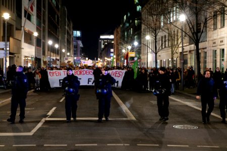 Open the borders demonstration Berlin 2020-03-03 55