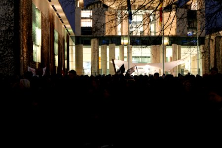 Open the borders demonstration Berlin 2020-03-03 19