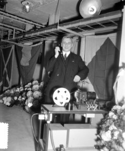 Opening nieuw station Scheveningen Radio te IJmuiden, Bestanddeelnr 904-8615