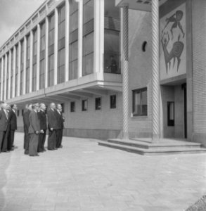 Opening nieuw politiebureau aan het Marconiplein te Rotterdam, Bestanddeelnr 909-4882