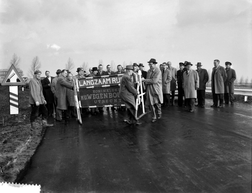 Opening nieuwe weg naar de IJmond in het Amsterdams westelijk havengebied, het l, Bestanddeelnr 911-8267