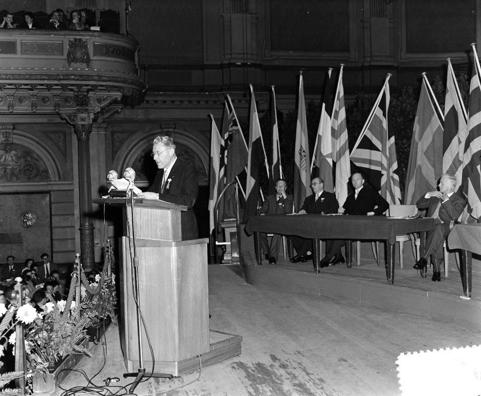 Opening Mathematisch Congres Amsterdam (wiskunde), Bestanddeelnr 906-6956