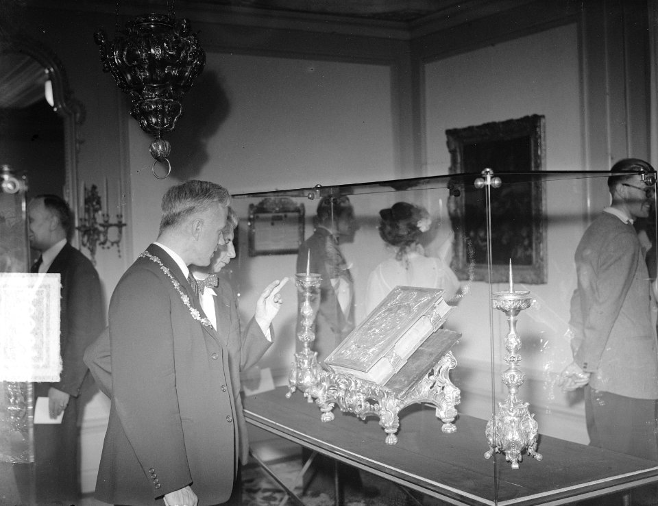 Opening tentoonstelling museum Holthuijsen te Amsterdam, Bestanddeelnr 904-0067