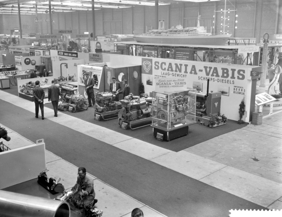 Opening Technische voorjaarsbeurs te Utrecht diverse Zweedse stands, Bestanddeelnr 910-3022