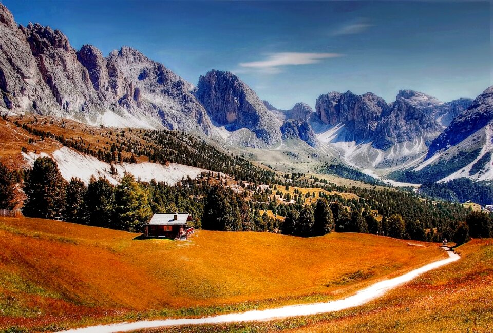 South tyrol hiking alpine