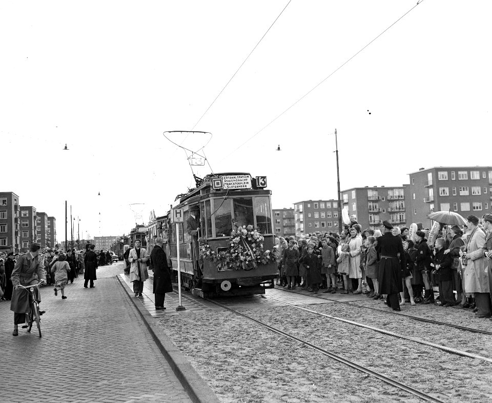 Opening tramlijn 13 naar nieuw West, Bestanddeelnr 906-7549