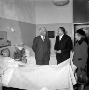 Opening Joodse Invalide Amsterdam door burgemeester, Bestanddeelnr 905-3741